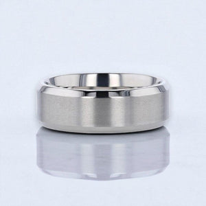 SHIRE Titanium men's wedding band, image 5