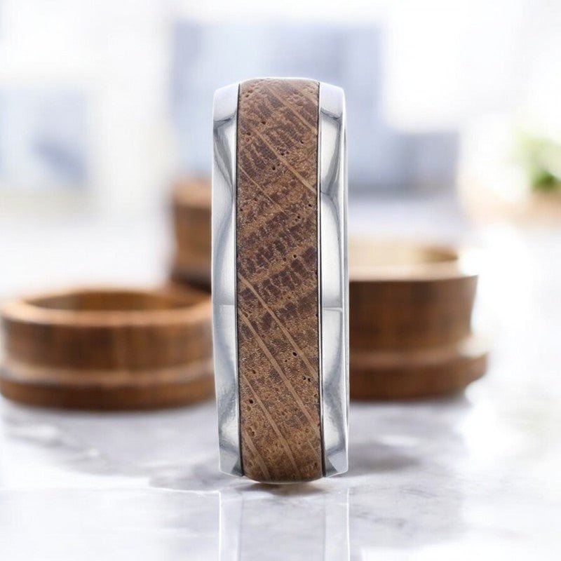 STAVE Titanium men's wedding band, image 4