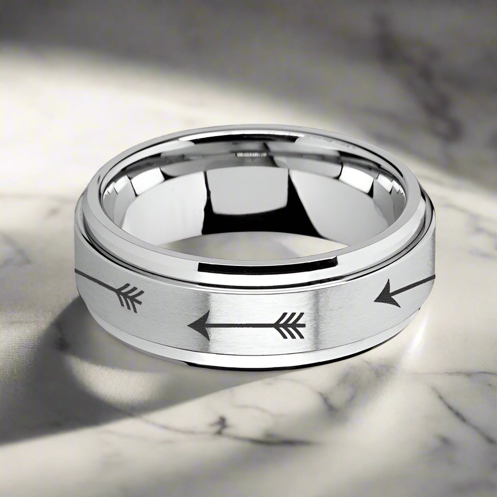 TARGET Tungsten Carbide men's wedding band, image 3