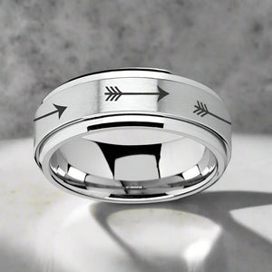 TARGET Tungsten Carbide men's wedding band, image 1
