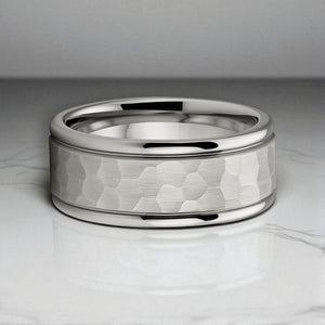 THORNTON Tungsten Carbide men's wedding band, image 5
