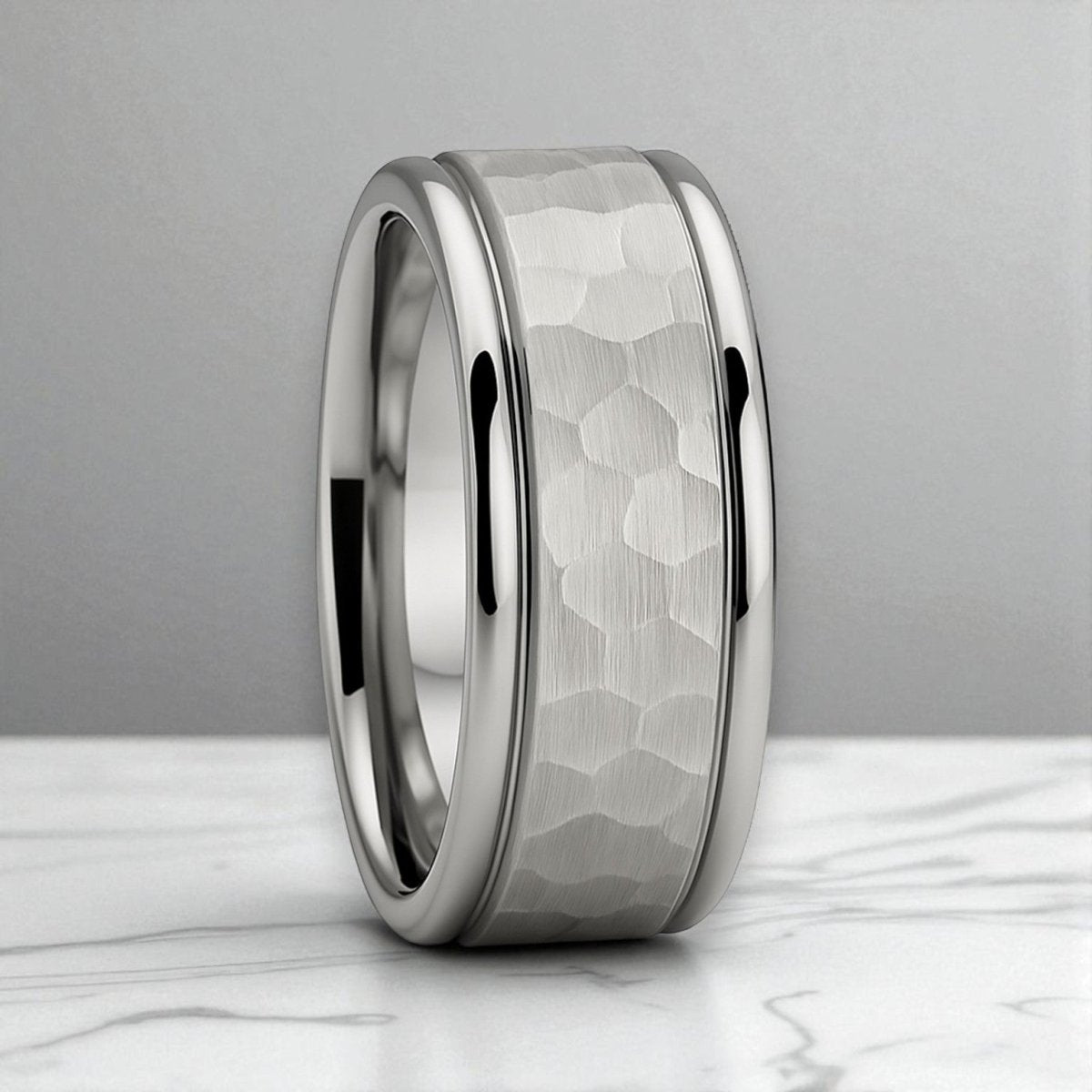 THORNTON Tungsten Carbide men's wedding band, image 1