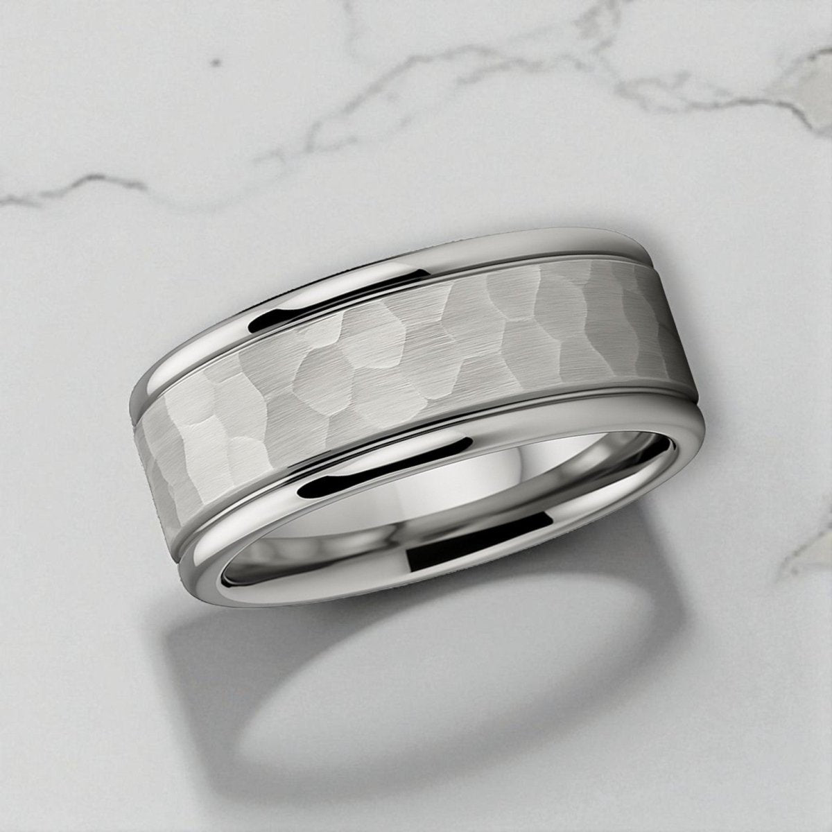 THORNTON Tungsten Carbide men's wedding band, image 3