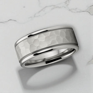 THORNTON Tungsten Carbide men's wedding band, image 3