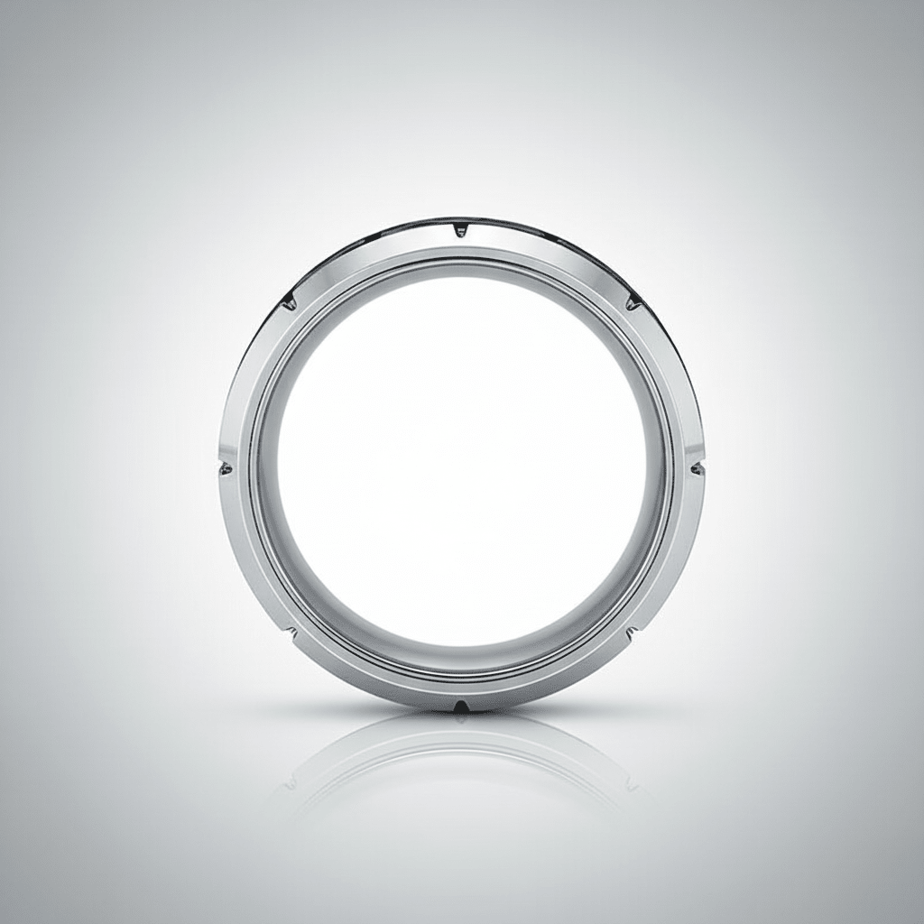 THYROS — alternate angle — men's tungsten carbide wedding ring | Aydins Jewelry