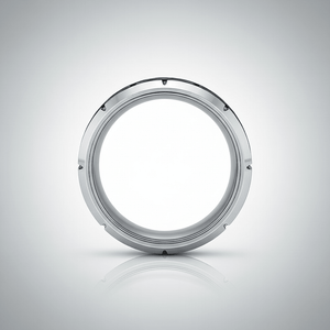 THYROS — alternate angle — men's tungsten carbide wedding ring | Aydins Jewelry