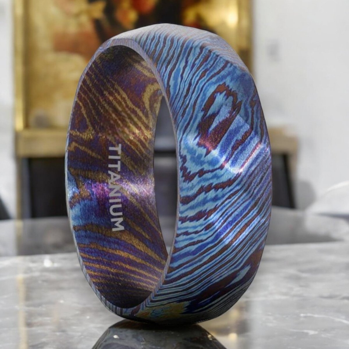 TYRIAN Titanium men's wedding band, image 1
