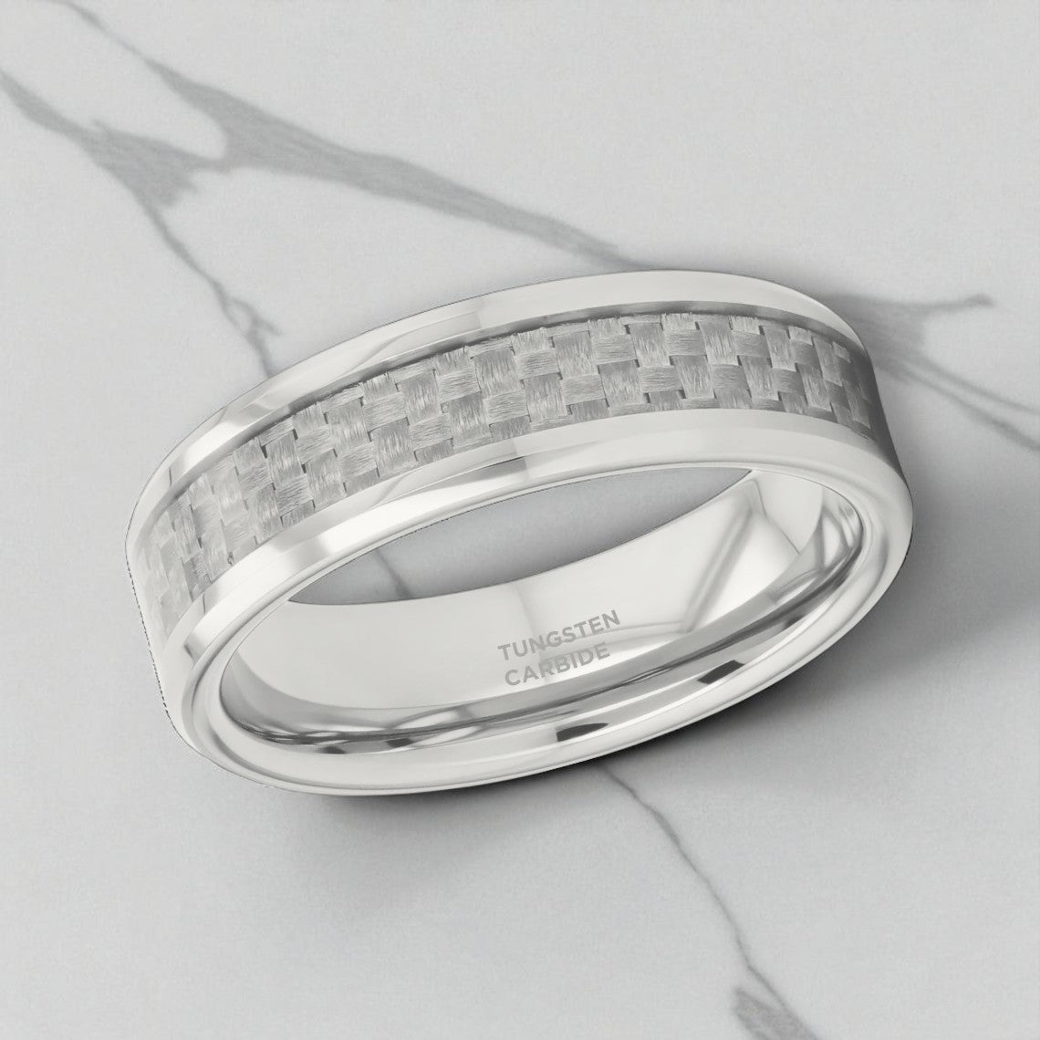 ULTIMA Tungsten Carbide men's wedding band, image 3