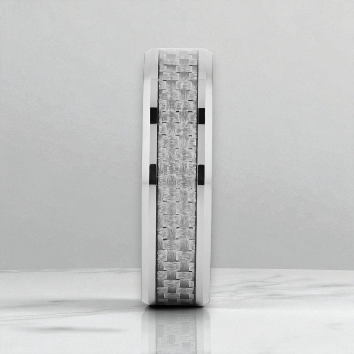 ULTIMA Tungsten Carbide men's wedding band, image 4
