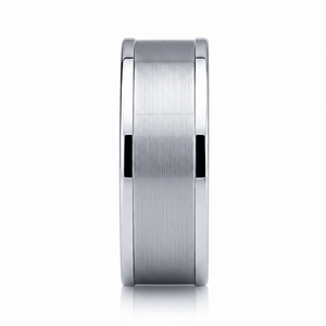 VAGA — angled view — men's tungsten carbide wedding ring | Aydins Jewelry