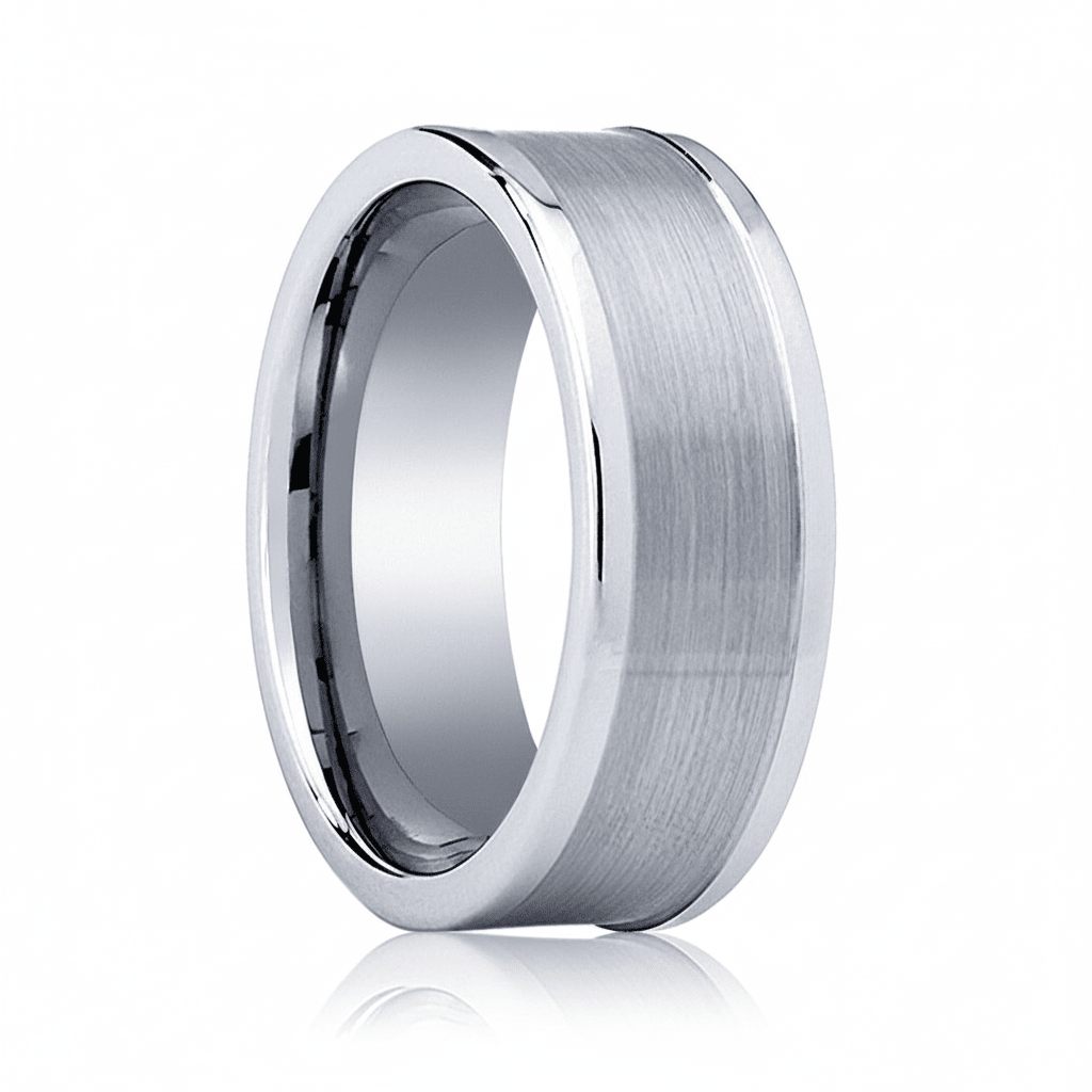 VAGA — hero shot — men's tungsten carbide wedding ring | Aydins Jewelry