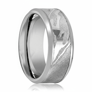 VESPER — hero shot — men's tungsten carbide wedding ring | Aydins Jewelry