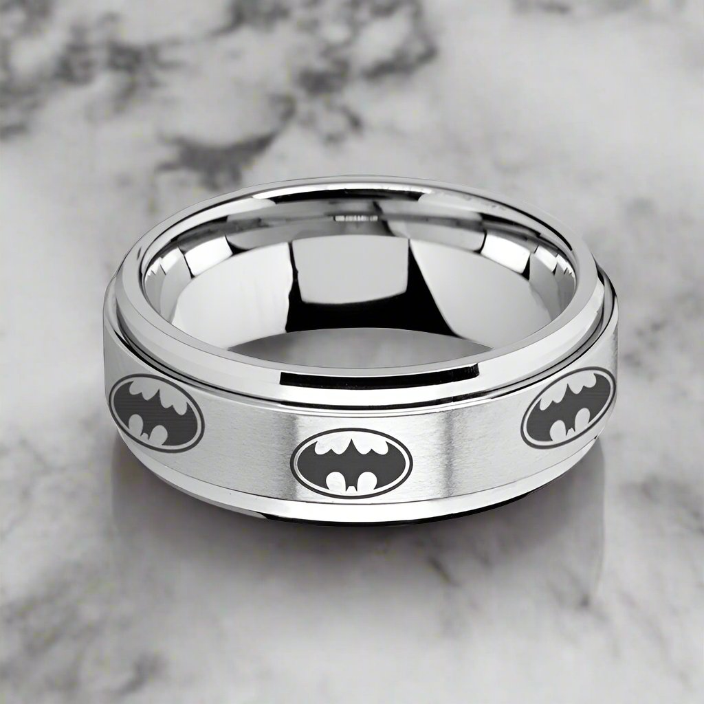 VIGILANTE Tungsten Carbide men's wedding band, image 3
