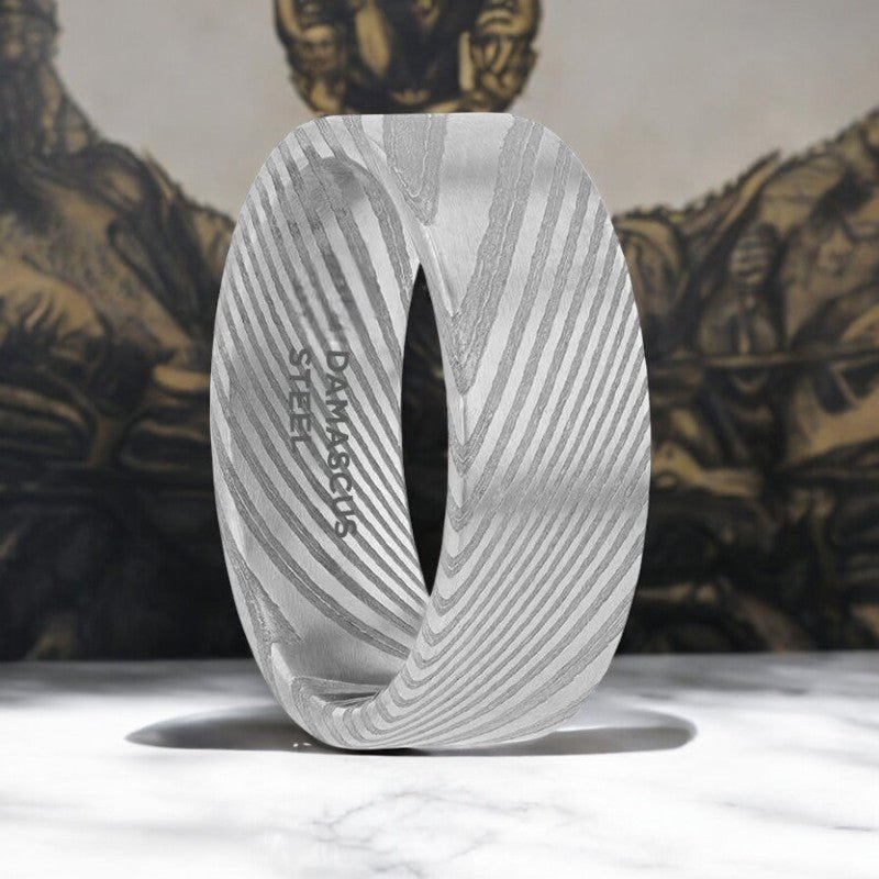 XANDER Sterling Silver men's wedding band, image 1