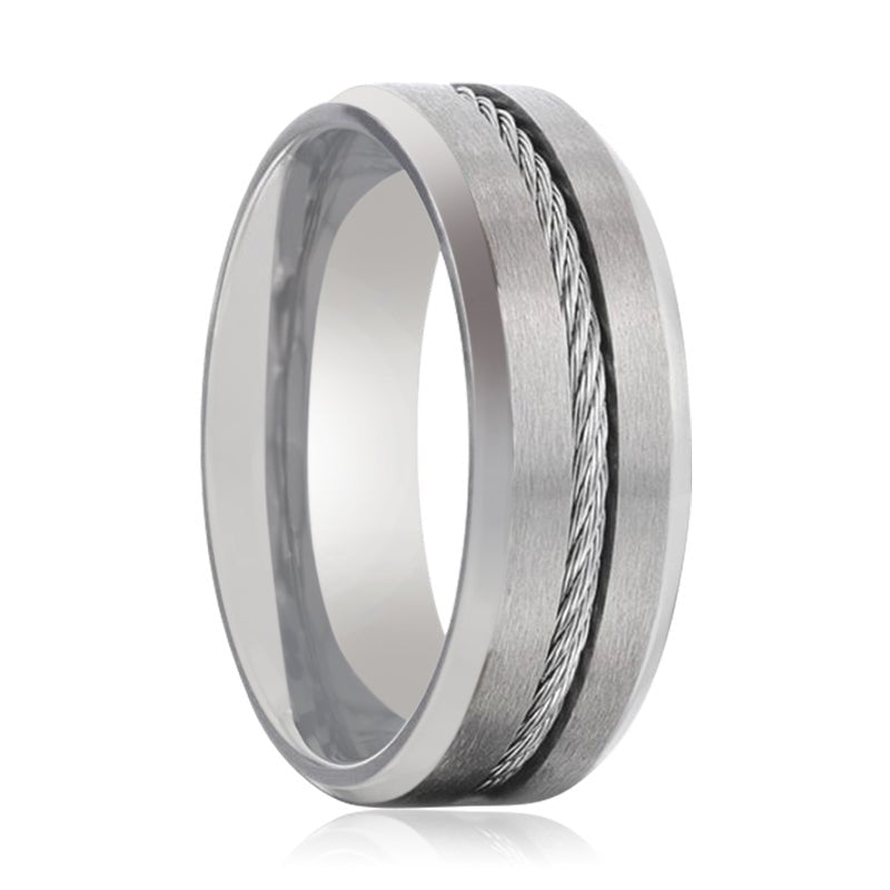 ALBERT Titanium men's wedding band, image 1