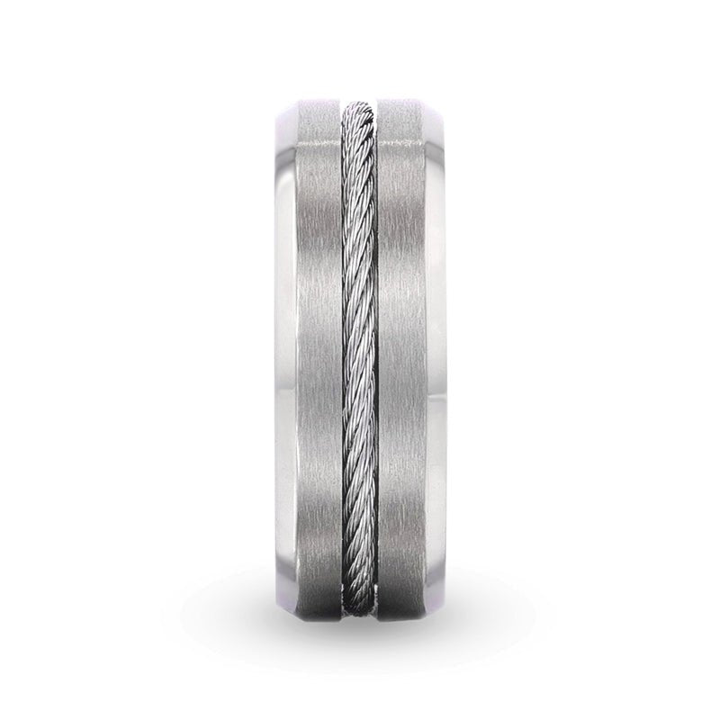 ALBERT Titanium men's wedding band, image 3