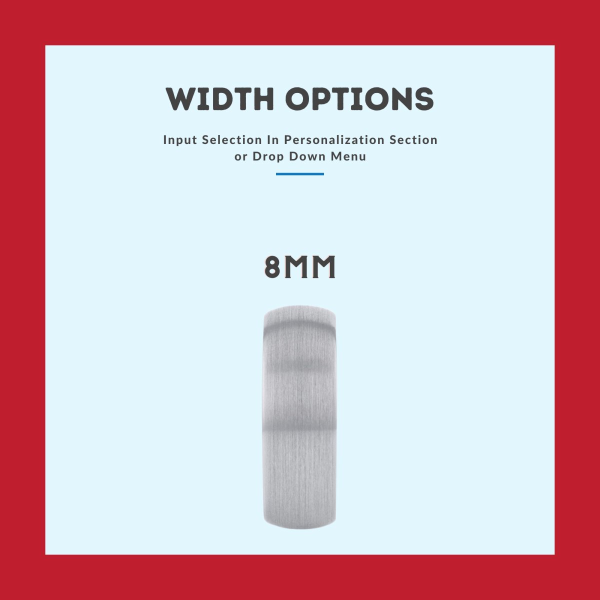 AMSBAUGH — detail view — men's tungsten carbide wedding ring | Aydins Jewelry