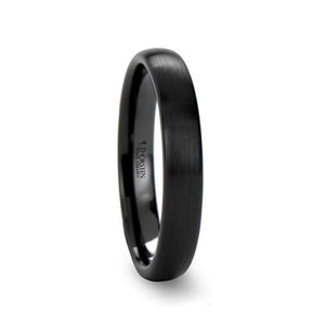 ATTOR Black Ceramic men's wedding band, image 1