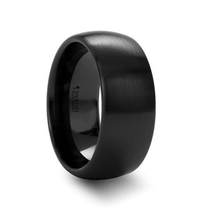 ATTOR Black Ceramic men's wedding band, image 1