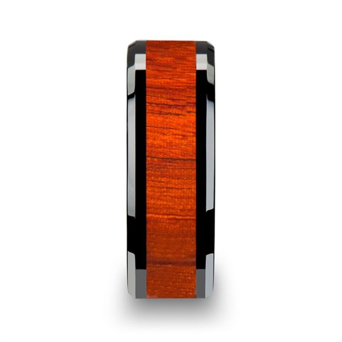 BOSULU Black Ceramic men's wedding band, image 4