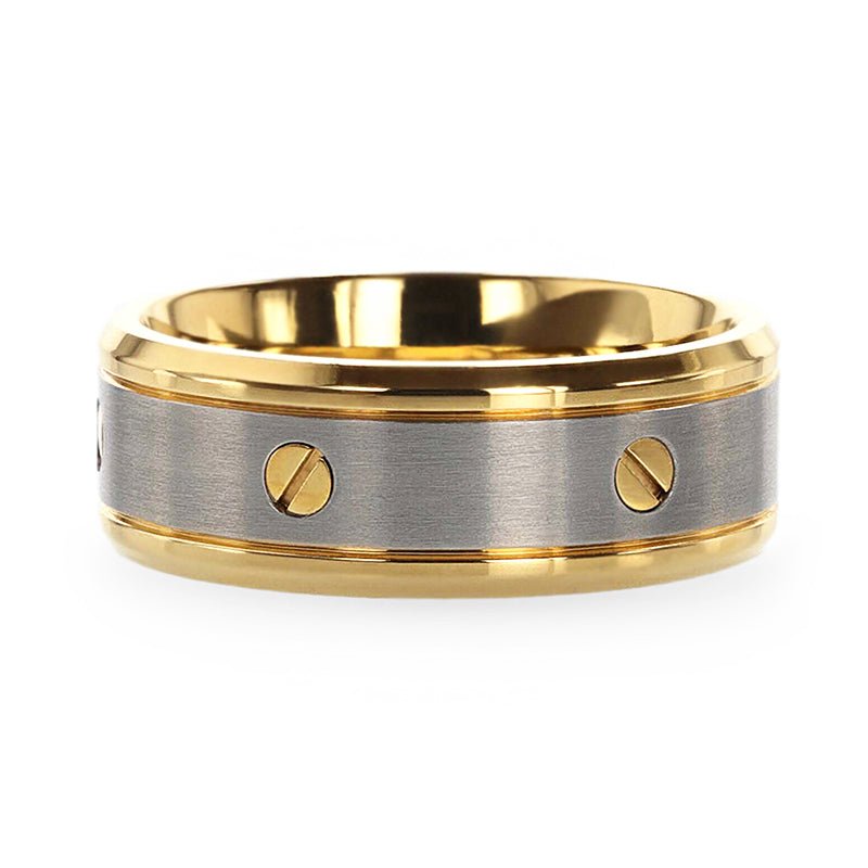 BOUNDLESS Gold men's wedding band, image 3