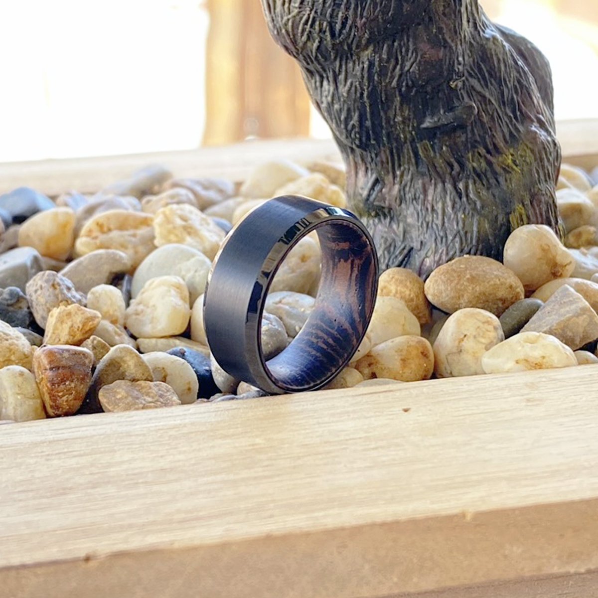 BRAVELY — display shot — men's tungsten carbide wedding ring | Aydins Jewelry