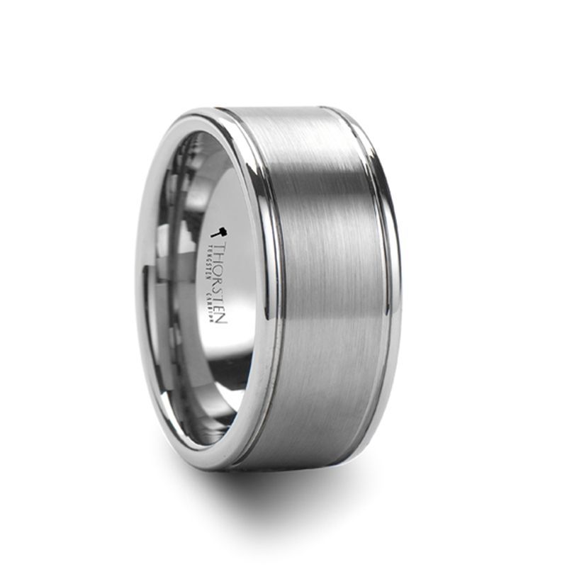 BRIDGEPORT Tungsten Carbide men's wedding band, image 1