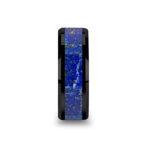 MARLOW Black Ceramic men's wedding band, image 2