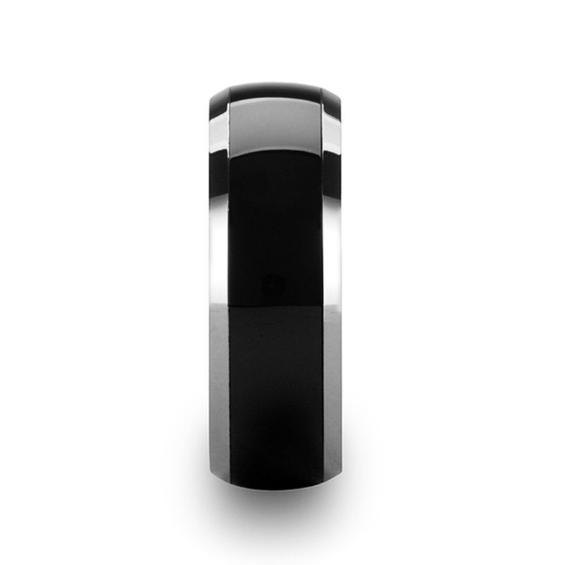 CARRERA Black Ceramic men's wedding band, image 2