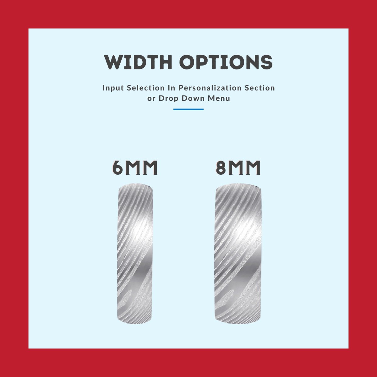 CHIVAS — detail view — men's damascus steel wedding ring | Aydins Jewelry