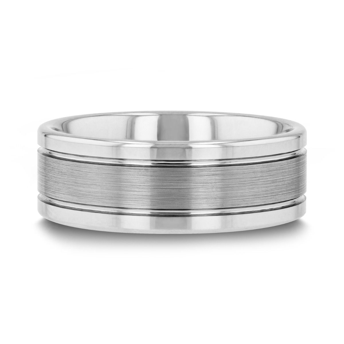 CHRONOS Tungsten Carbide men's wedding band, image 2
