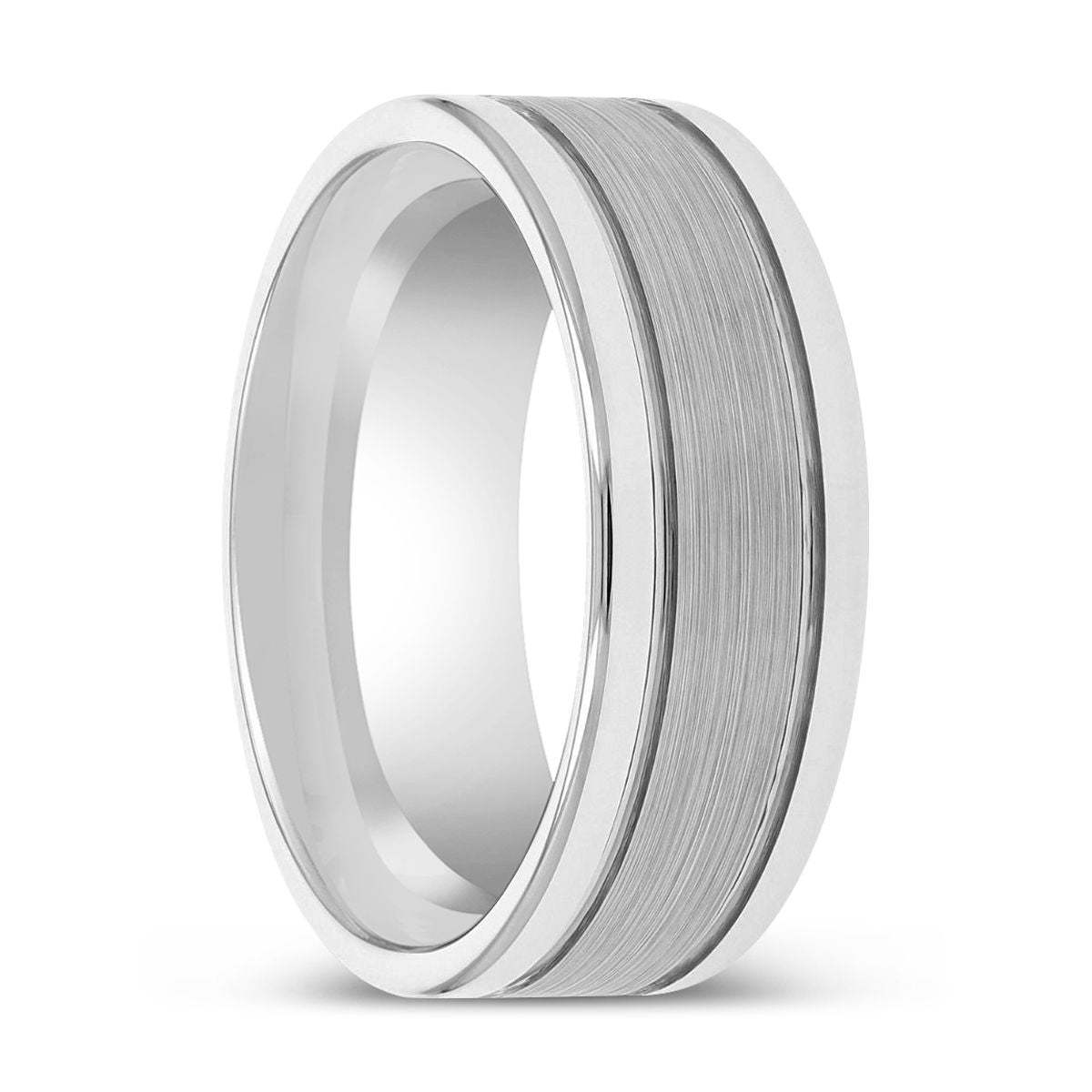 CHRONOS Tungsten Carbide men's wedding band, image 1
