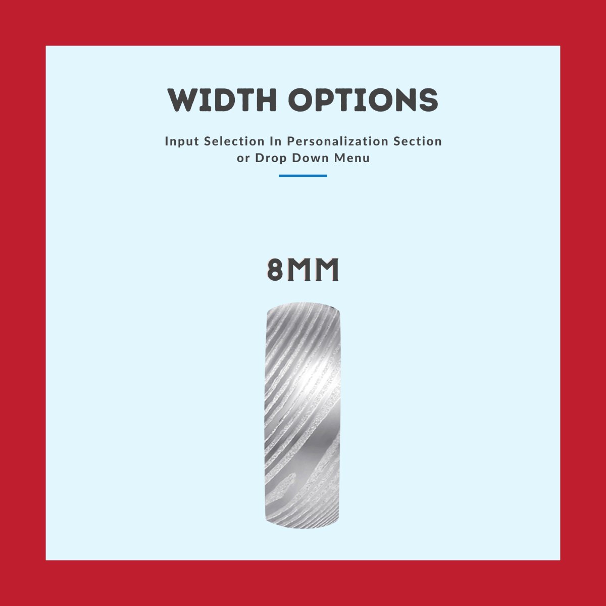 CURVE | Multi Color Wood, Silver Damascus Steel, Domed - Rings - Aydins Jewelry - 3
