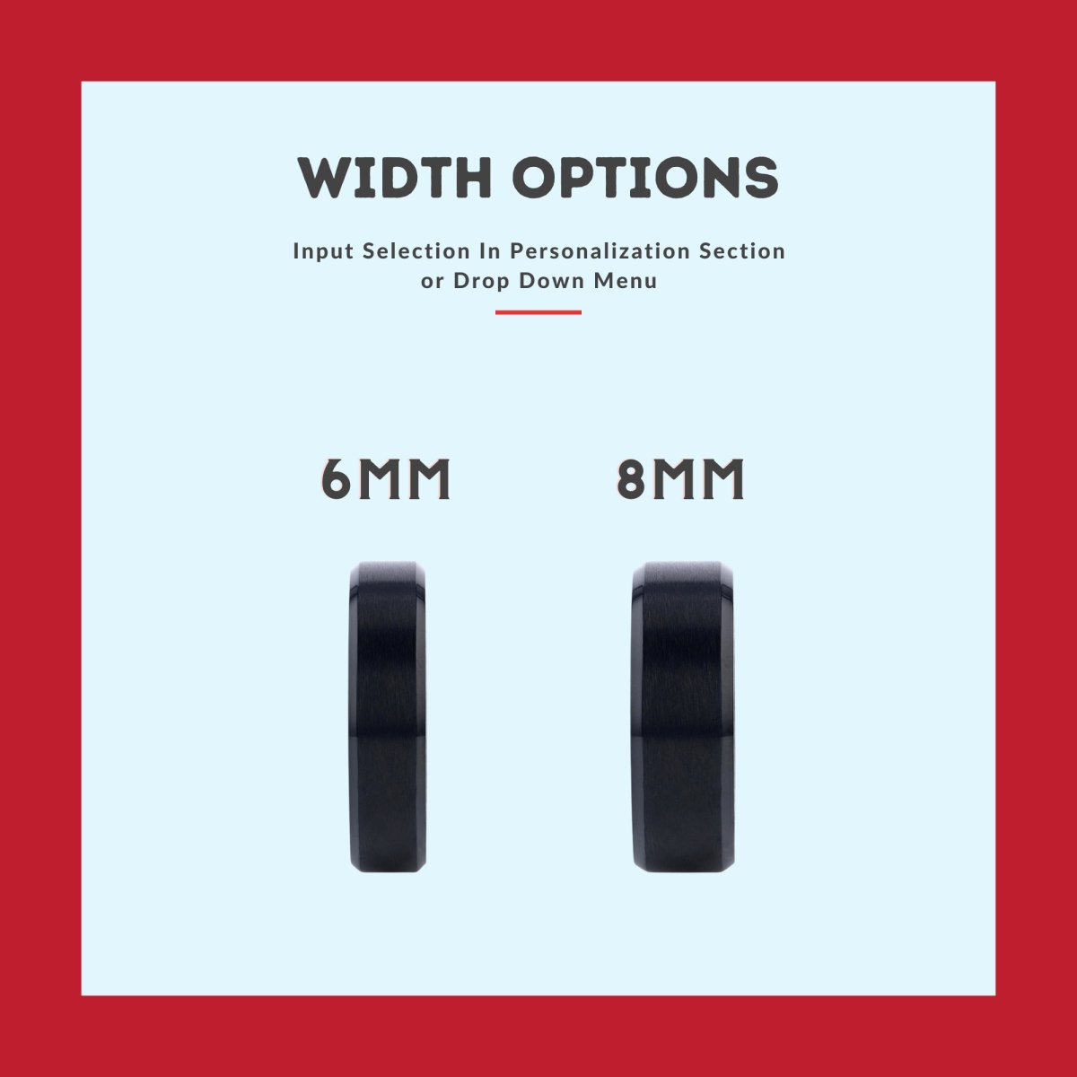 DIABLO | Rose Gold Ring, Black Tungsten Ring, Brushed, Beveled - Rings - Aydins Jewelry - 3