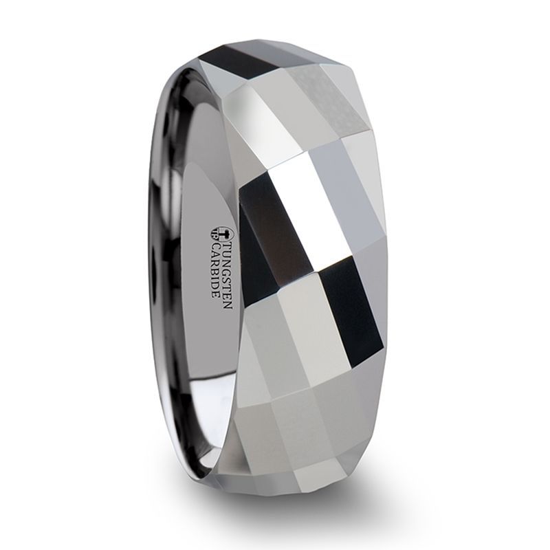 ETERNITY Tungsten Carbide men's wedding band, image 6