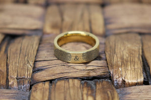 Fingerprint Ring | Mens Wedding Band, Couple Wedding Ring, Memorial Ring - Fingerprint Rings - Aydins Jewelry - 2