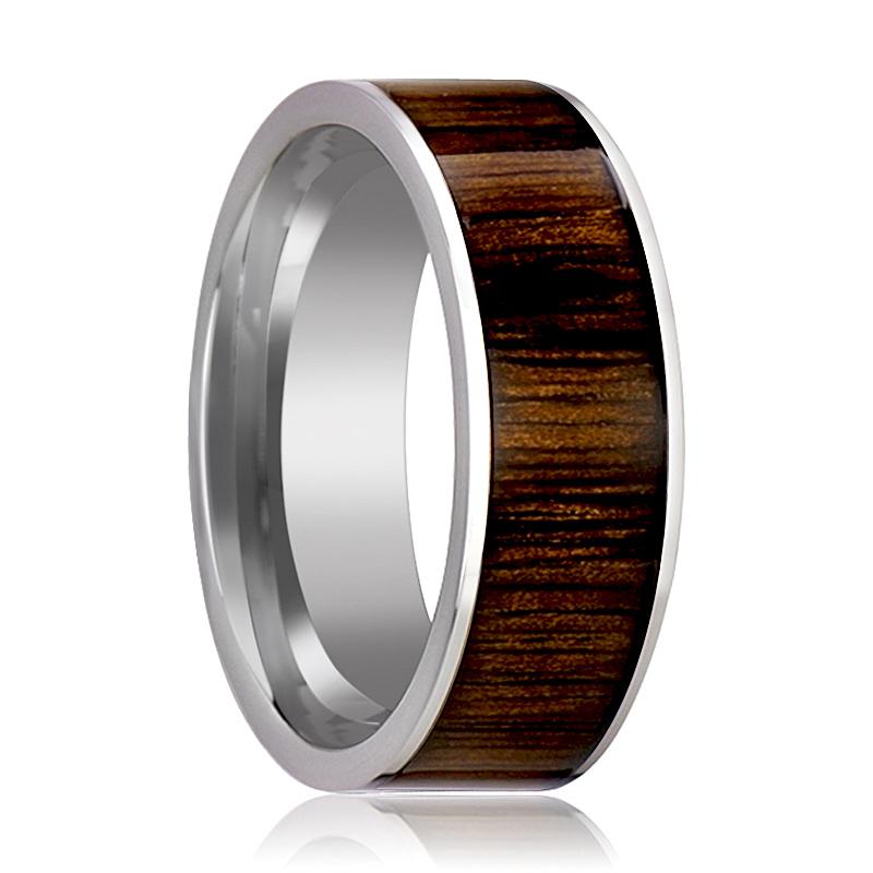 Black Walnut top in metal ring from store barn