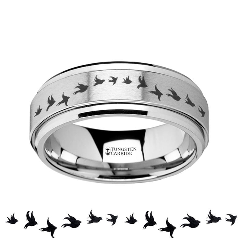 FALCON Tungsten Carbide men's wedding band, image 1