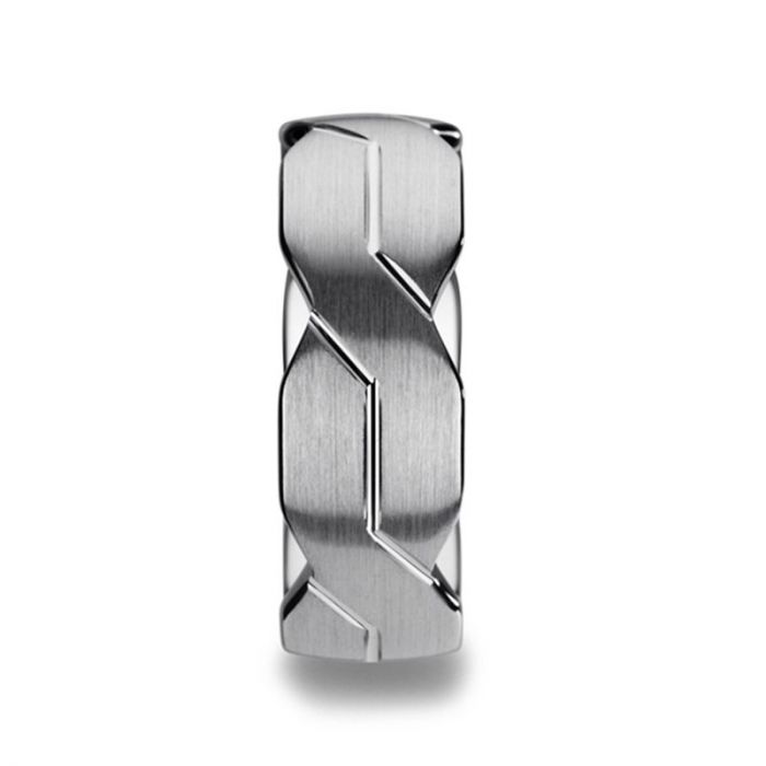 FOREVER Tungsten Carbide men's wedding band, image 5