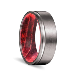 GLEASON — hero shot — men's tungsten carbide wedding ring | Aydins Jewelry