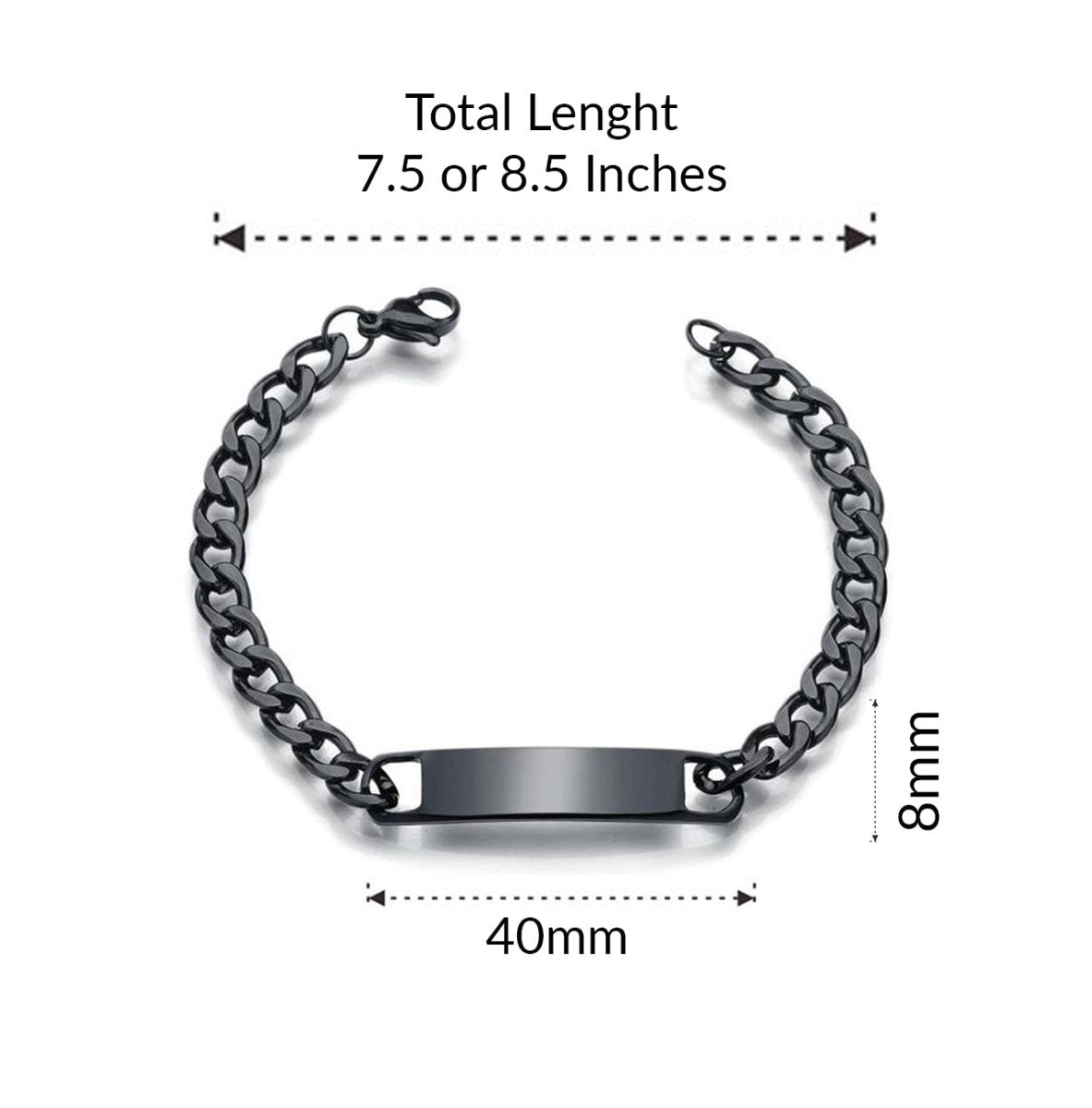 High Polished Stainless Steel Fingerprint Mens Bracelet - Bracelet > Fingerprint Bracelet > Fingerprint Jewelry > Memorial Jewelry > Stainless Steel Fingerprint Bracelet > Fingerpeint Mens Bracelet > Signature Jewelry - Aydins Jewelry - 4