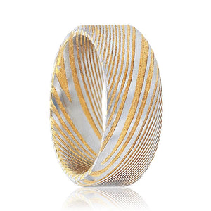 JOFFREY Gold men's wedding band, image 1