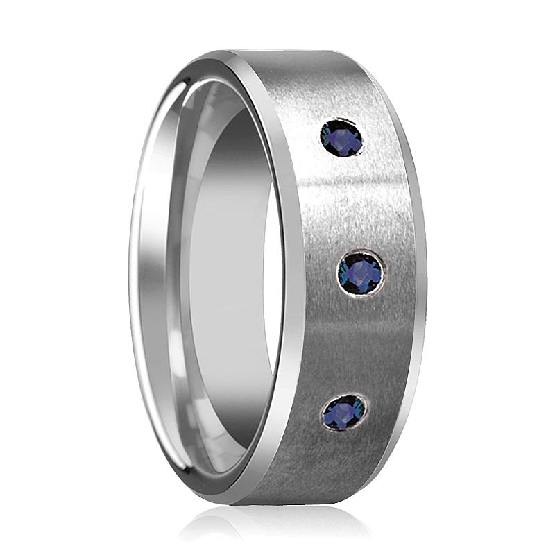 NAUTILUS Tungsten Carbide men's wedding band, image 1