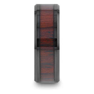 KAI Black Ceramic men's wedding band, image 2