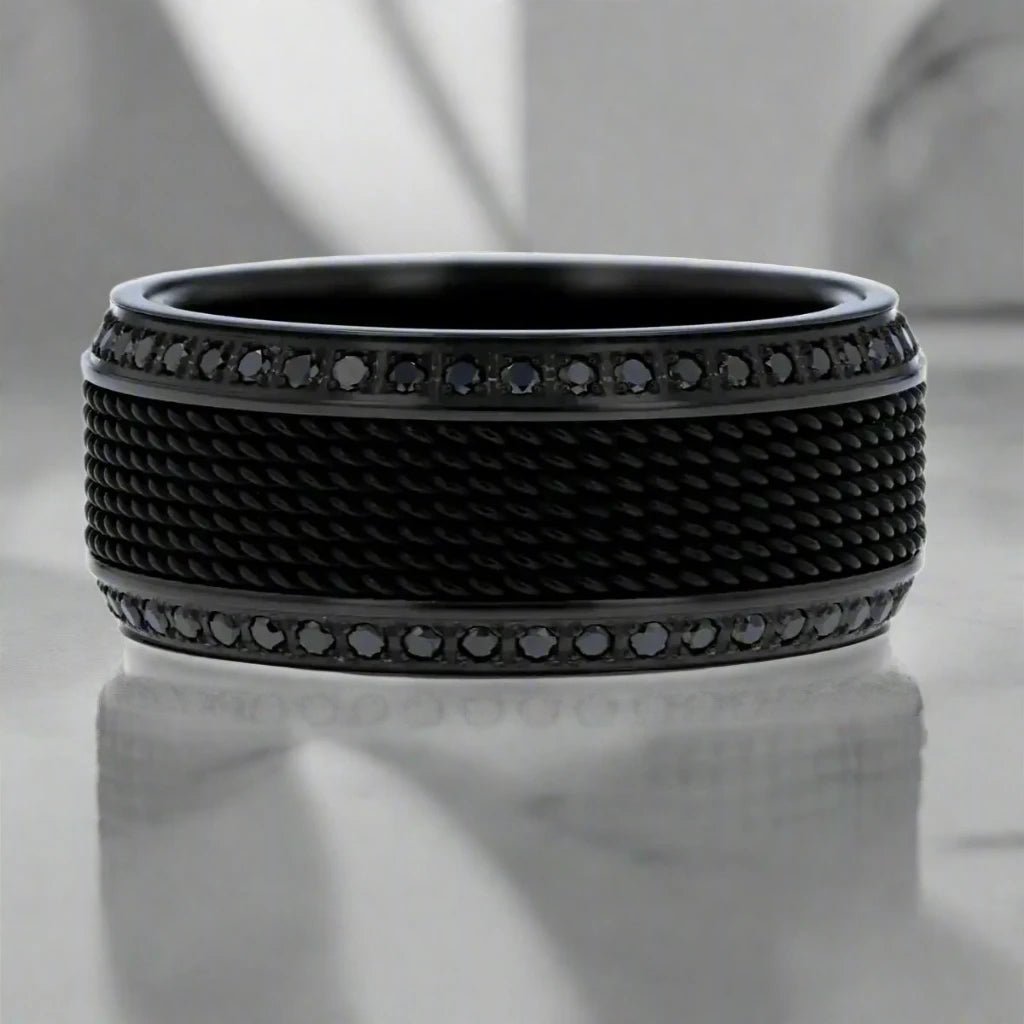 KNIGHT Titanium men's wedding band, image 4
