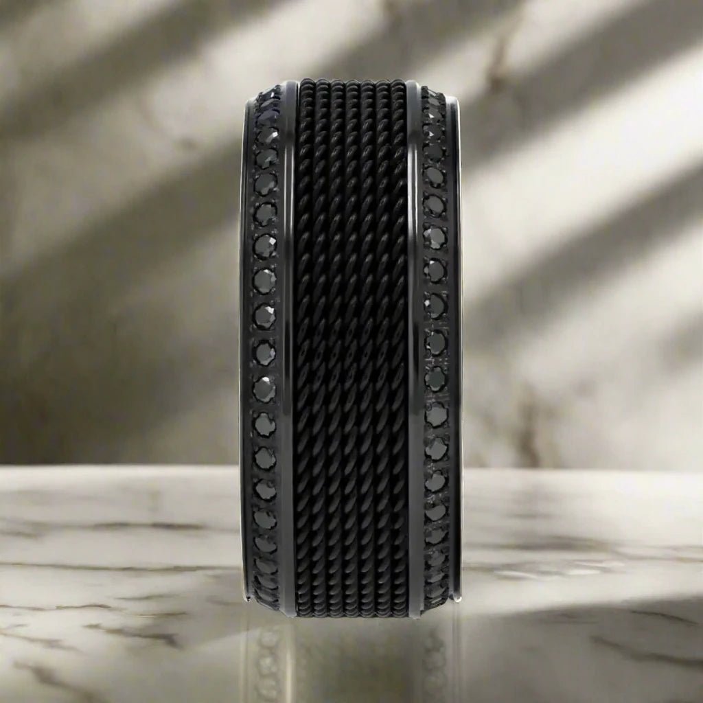KNIGHT Titanium men's wedding band, image 3