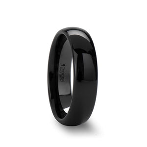 LANDON Black Ceramic men's wedding band, image 2