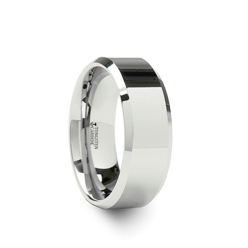 LINCOLN Tungsten Carbide men's wedding band, image 1