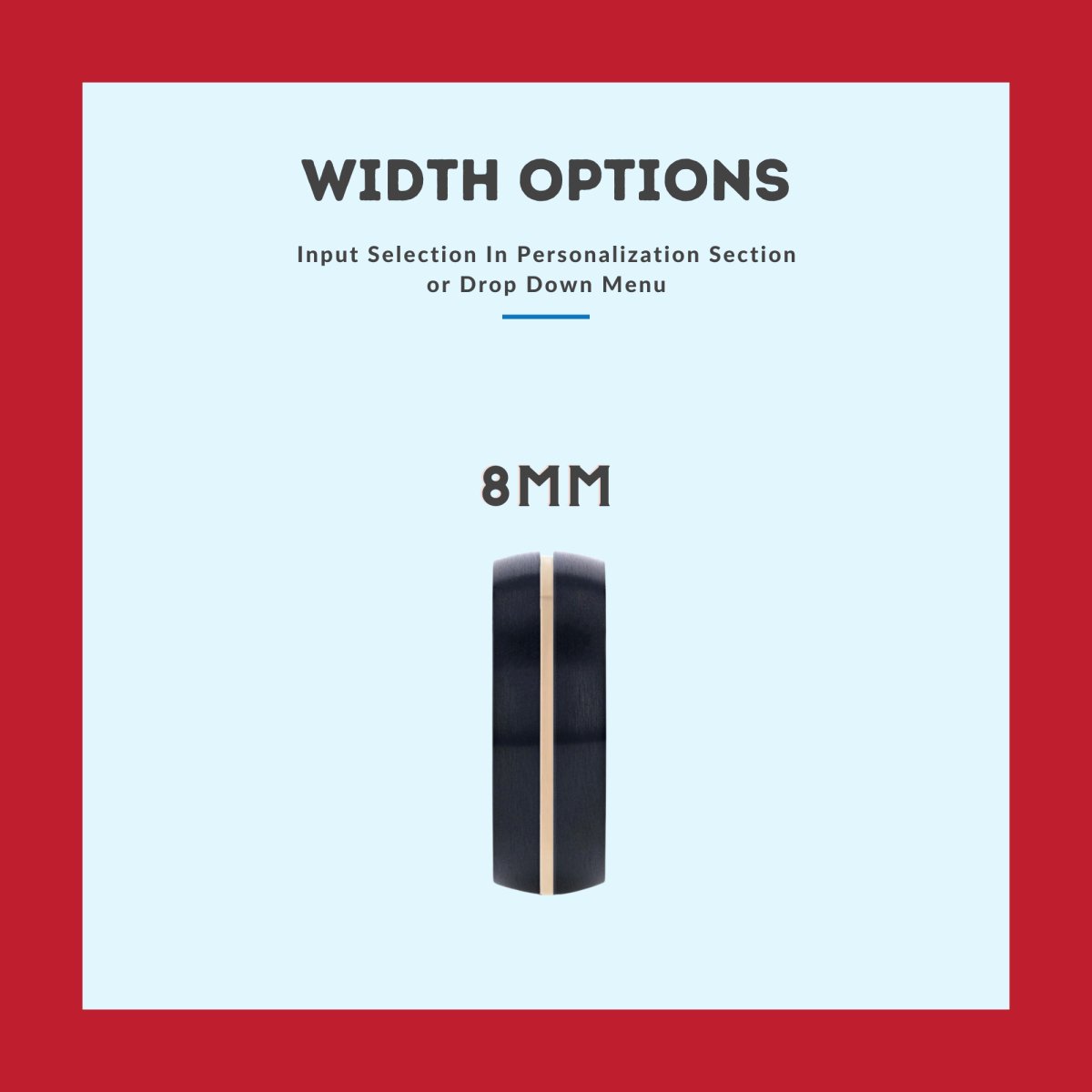 LUDOLF | Multi Color Wood, Black Tungsten Ring, Rose Gold Groove, Domed - Rings - Aydins Jewelry - 3