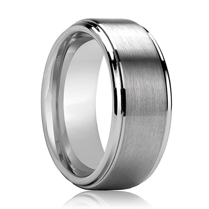 MARVEL — hero shot — men's tungsten carbide wedding ring | Aydins Jewelry